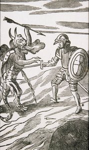 Christian und Apollyon, aus der 13. Ausgabe von 