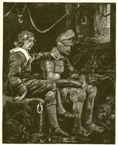 Christ und Hoffnungsvoll im Schloss des Riesen Verzweiflung von English School
