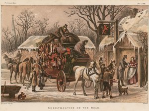 Weihnachtszeit auf der Straße