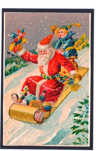 Weihnachtspostkarte, ca. 1907