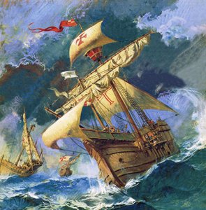 Die Santa Maria von Christoph Kolumbus von English School
