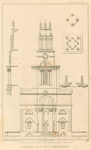 Kirche St. Ann, Limehouse, London von English School