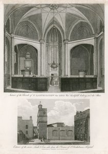 Kirche St. Bartholomew the Less, West Smithfield von English School