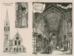 Kirche St. Mary in Whitechapel von English School