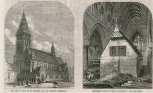 Kirche St. Michael und alle Engel, Shoreditch von English School