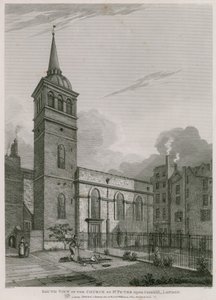 Kirche St. Peter upon Cornhill, London von English School