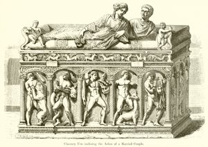Aschenurne eines Ehepaares