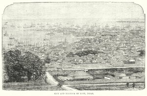 Stadt und Hafen von Kobe, Japan von English School