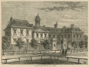 Clarendon House im Jahr 1666 von English School