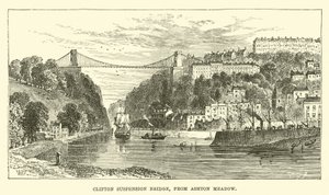 Clifton-Hängebrücke, vom Ashton Meadow von English School