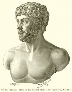 Clodius Albinus (Büste im Kapitol, Halle der Kaiser, Nr. 49)