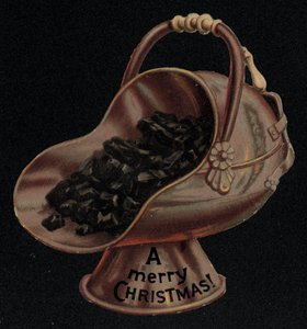 Kohlenkasten, Weihnachtsgrußkarte