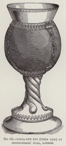 Kokosnussbecher (um 1500) in der Ironmongers