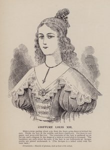 Frisur Louis XIII von English School