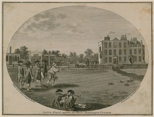 Coits gegenüber den Hörnern, Kennington Common von English School