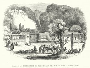 Kolosse, dargestellt durch das moderne Dorf Khonas (Arundell) von English School