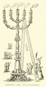 Kolossale Lampe von English School
