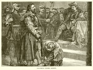 Kolumbus unter Arrest von English School