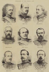 Kommandeure der französischen Armee (Stich) von English School