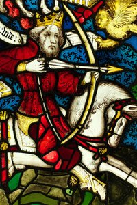 Erhaltener Abschnitt aus dem Großen Ostfenster der York Minster: 
