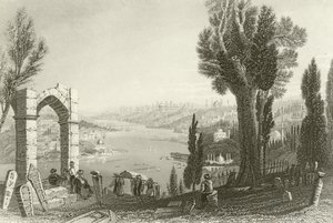 Konstantinopel (und das Goldene Horn) von English School