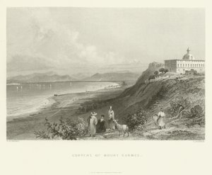 Kloster auf dem Berg Karmel, 1837 von English School
