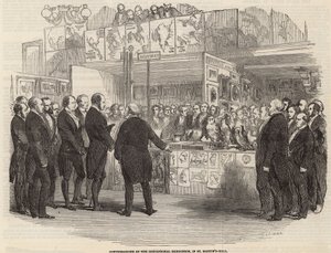Konversationsabend der Bildungsausstellung in der St Martins Hall, London von English School