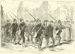 Gefangenentransport, Oktober 1870 von English School