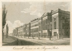 Cornwall Terrasse, Regents Park, London von English School