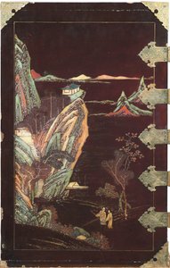 Coromandel-Schränke, mit späteren Ständern