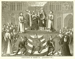 Krönung von Heinrich IV. (Harleian Ms)