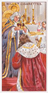 Krönung von Wilhelm III. und Maria II. von English School