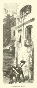 Gemüsehändler, Neapel von English School