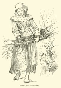 Landmädchen aus der Bretagne von English School