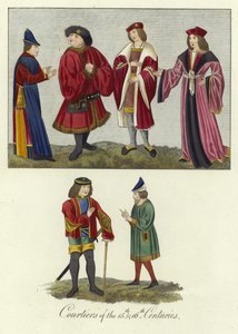Hofleute des 15. und 16. Jahrhunderts von English School