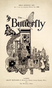 Titelblatt des The Butterfly Magazins, veröffentlicht am 1. März 1899