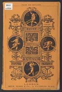 Umschlag des Cornhill Magazine, Januar 1874 von English School
