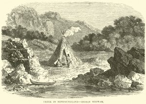 Bach in Neufundland, Indianer Wigwam von English School