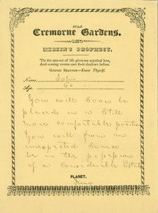 Cremorne Gardens, London: Merlins Prophezeiung von English School