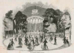 Cremorne Gardens, London: Die Kristallplattform von English School