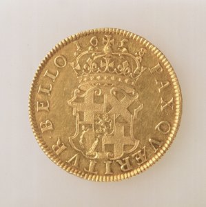 Krone von Oliver Cromwell (1599-1658), London Münze, 1658 (Rückseite)