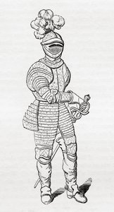 Ein Kürassier von English School