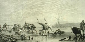 Curling um 1880, aus 