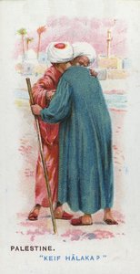 Übliche Begrüßung in Palästina, 1907