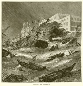 Zyklon in Kalkutta von English School