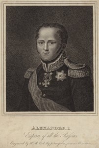 Zar Alexander I. von Russland von English School