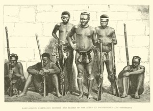 Dabulamanzi, Cetewayos Bruder und Anführer der Zulus bei Isandlwhana und Ginghilovo von English School
