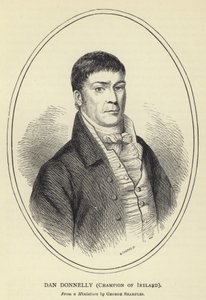 Dan Donnelly, Champion von Irland, nach einem Miniaturbild von George Sharples von English School