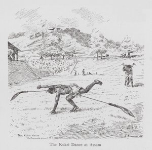 Tanz: Der Kukri-Tanz in Assam