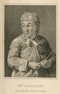 David Garrick, Schauspieler, als Abel Drugger von English School